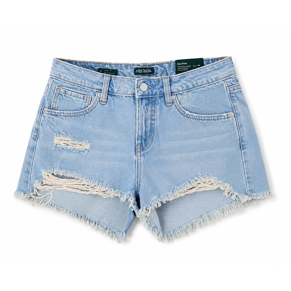 Wild Fable EasyRider Distressed Denim Shorts Light Wash Women’s Size 4 NWT